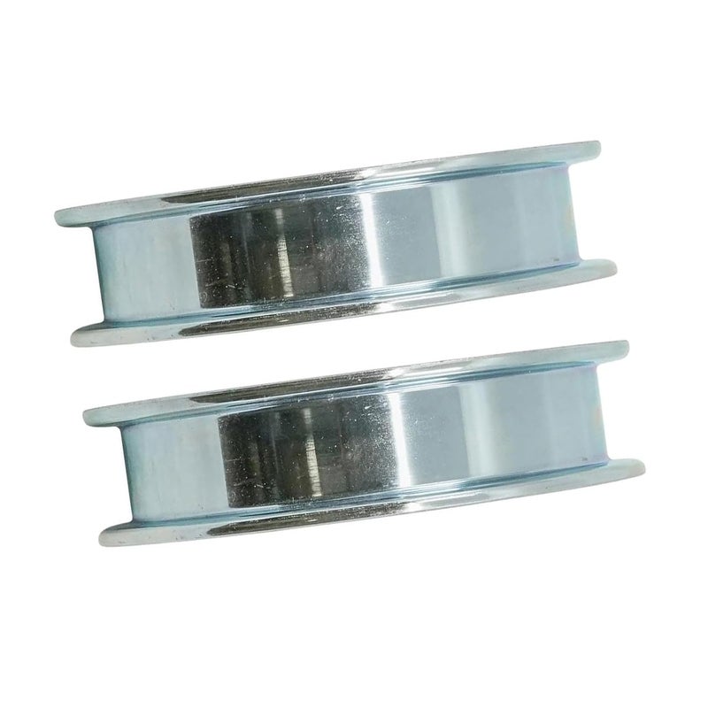 Xiaoyudou 2 Pack Flat ldler Pulley Fit for Bad boy 48" 50" 54" 60" ZT Series, 48" 54" MZ Series, 54" 61" 72" Outlaw Series Replaces 033-8000-00 033-2000-00 033-7201-00 033-7201-25 - Image 2